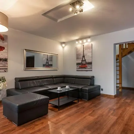 Paryski 4 90m2 2 Poziomy Ogrod Oranzeria Apartmán Krakov