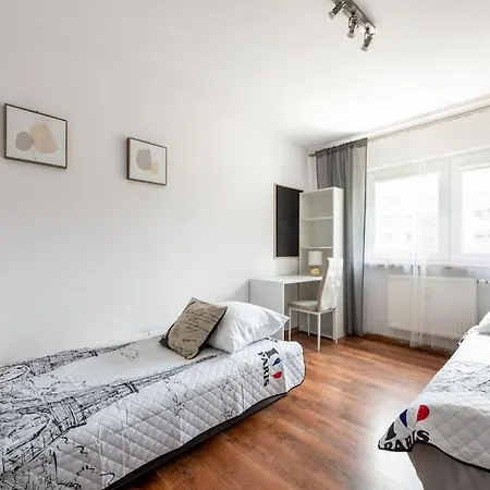 Paryski 4 90m2 2 Poziomy Ogrod Oranzeria 아파트
