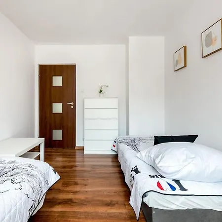 아파트 Paryski 4 90m2 2 Poziomy Ogrod Oranzeria 크라쿠프